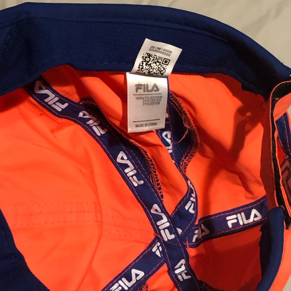 Vintage fila water proof cap.